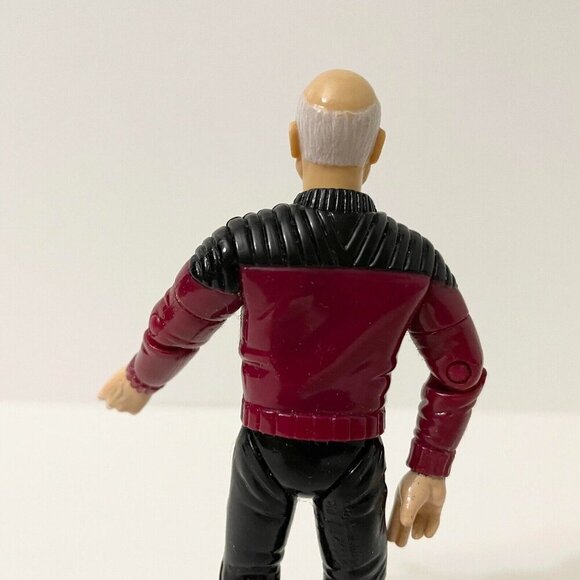 Vintage 1992 Star Trek Captain Jean Luc Picard 4 Inch Action Figure Playmates - Picture 7 of 16